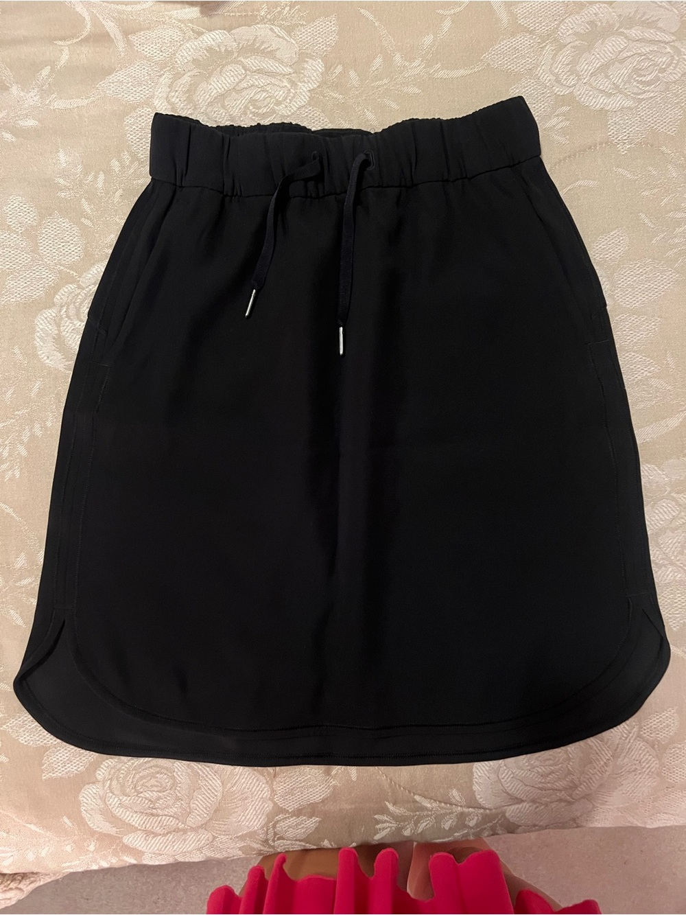 lululemon athletica On The Fly Black Skirt